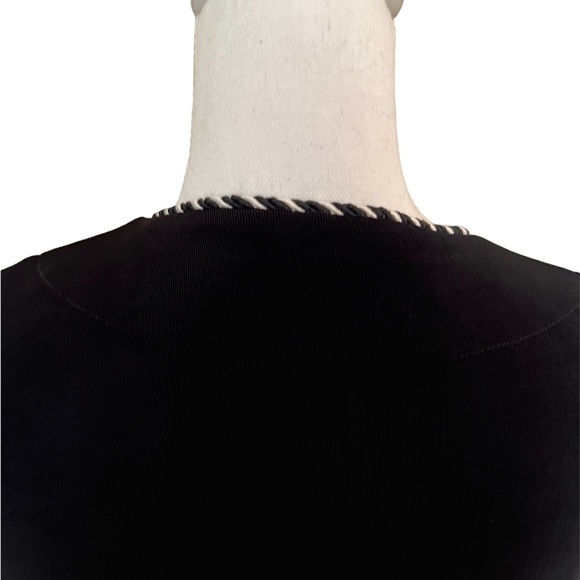 Chico’s women’s cardigan travelers size large black braided accent Chico’s 2 - Picture 6 of 11